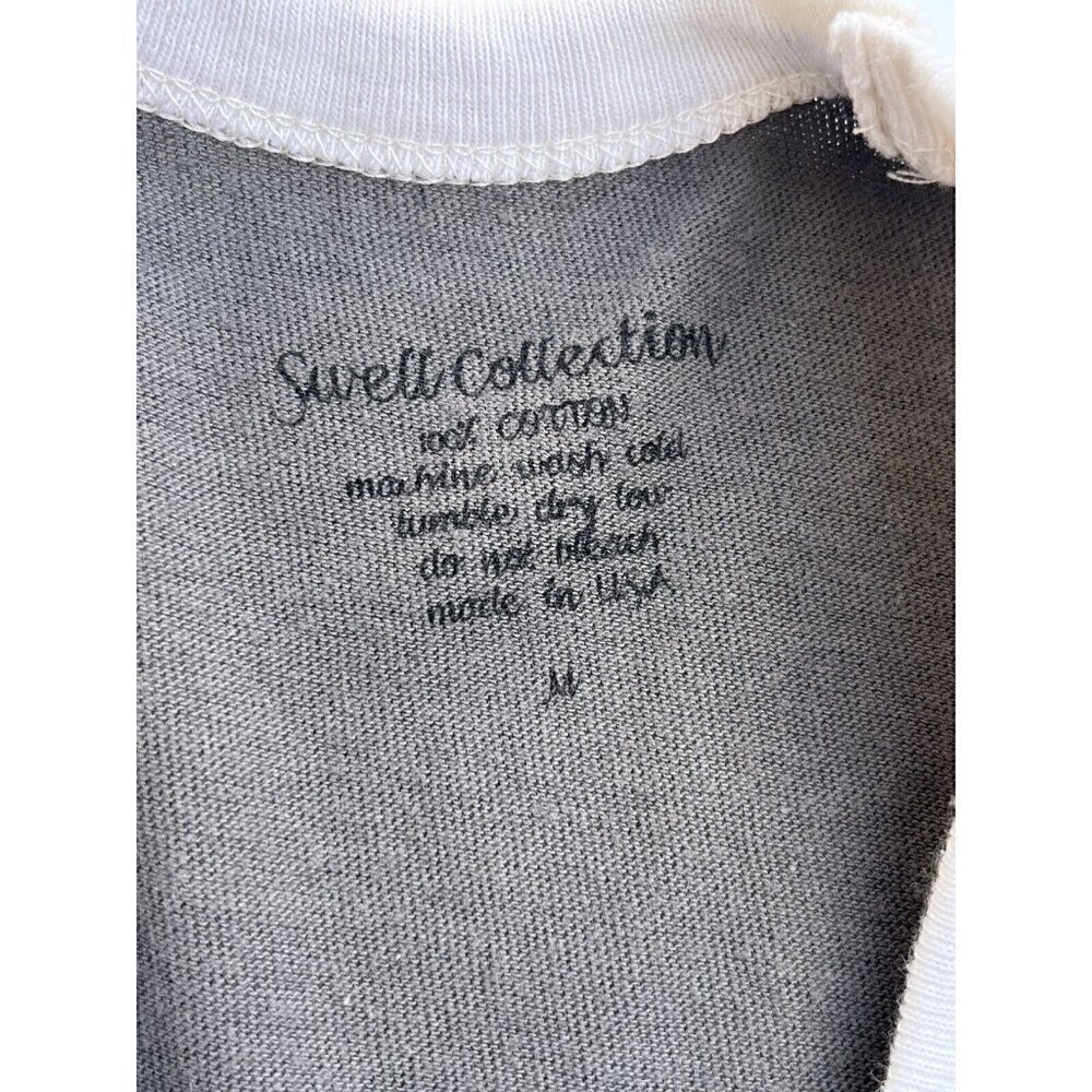 Swell LA Women's Dolls Sleeveless Casual Beach Raglan Top Charcoal Size S M L - Picture 5 of 9